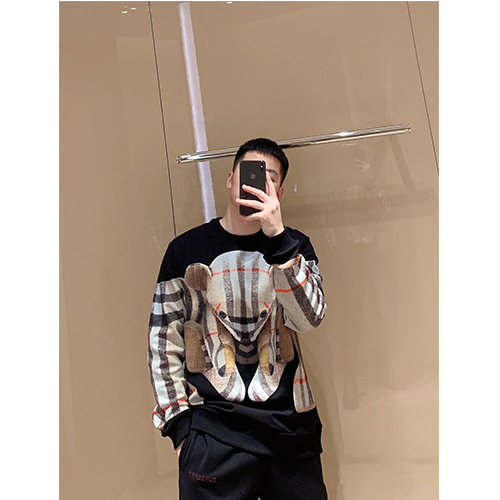 バーバリー偽物メンズ レディース スウェットTシャツ