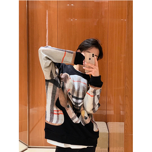 バーバリー偽物メンズ レディース スウェットTシャツ