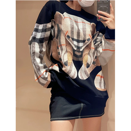 バーバリー偽物メンズ レディース スウェットTシャツ