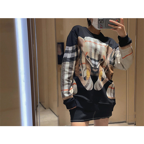 バーバリー偽物メンズ レディース スウェットTシャツ