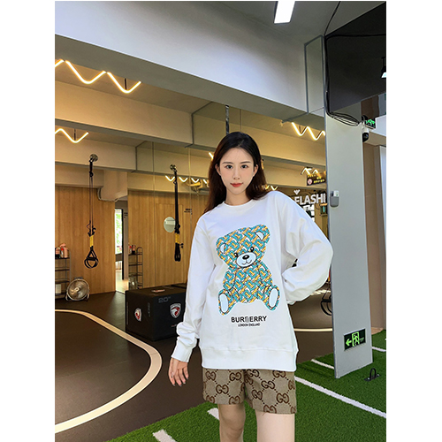 バーバリー 偽物メンズ レディース スウェットTシャツ
