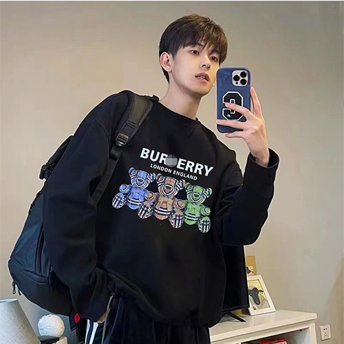 バーバリー偽物メンズ レディース スウェットTシャツ