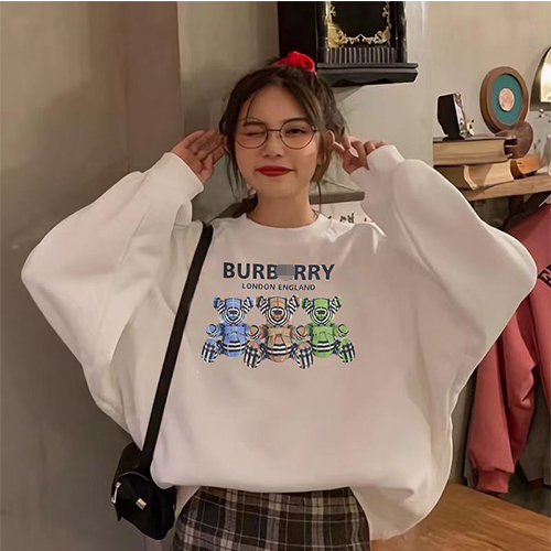 バーバリー偽物メンズ レディース スウェットTシャツ