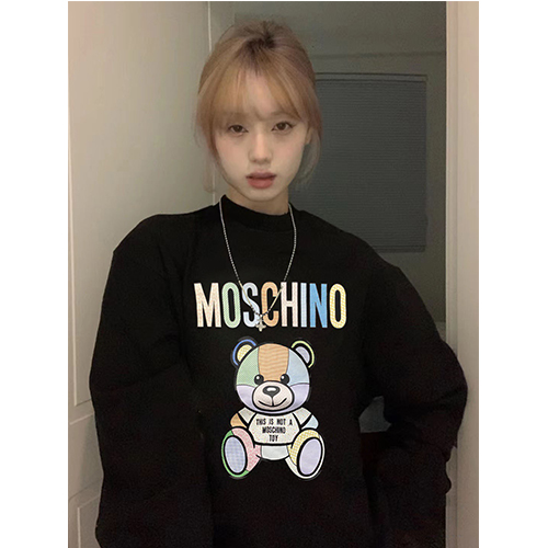 モスキーノ偽物 メンズレディース パーカー フード Tシャツ
