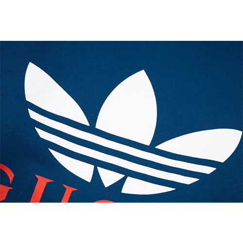 グッチ偽物×アディダス  コラボ  メンズ レディース スウェットTシャツ