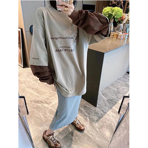 バレンシアガ  スーパーコピー メンズ レディース  長袖 Tシャツ  ロンT