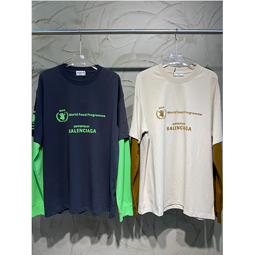 バレンシアガ  スーパーコピー メンズ レディース  長袖 Tシャツ  ロンT