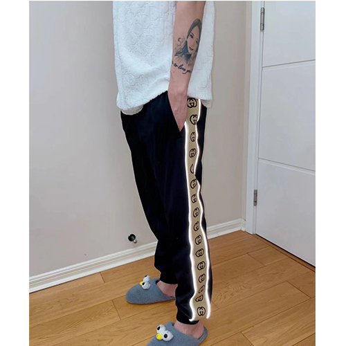 グッチ メンズ レディース スウェットパンツ ファッション