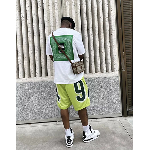 シュプリーム偽物 × ノースフェイス コラボ半袖Tシャツ メンズ レディースファッション 高品質