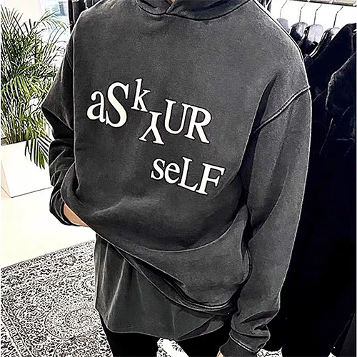アスクユアセルフ コピー メンズレディース パーカー フード Tシャツ