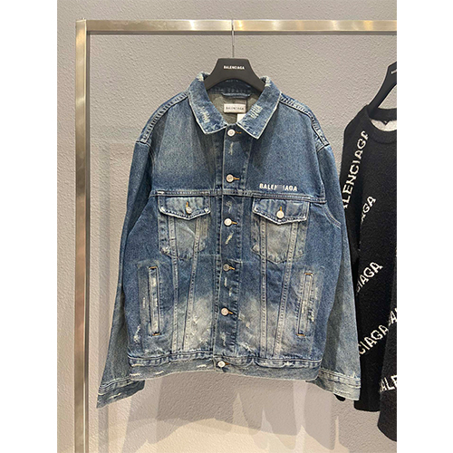 バレンシアガ 服コピー メンズ レディース デニム ジャケット 高品質