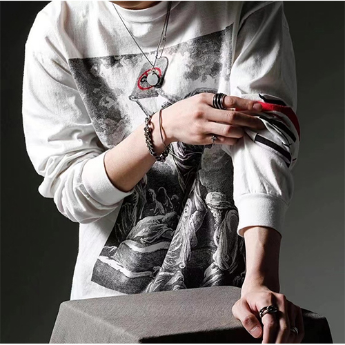 セント マイケル スーパーコピー× ヴィーローン コラボ 長袖 Tシャツ ロンT 高品質