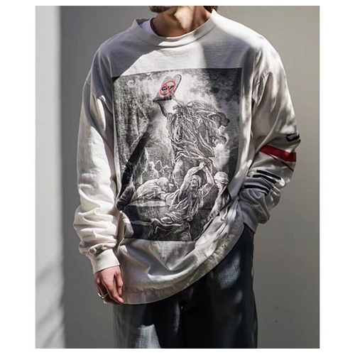 セント マイケル スーパーコピー× ヴィーローン コラボ 長袖 Tシャツ ロンT 高品質