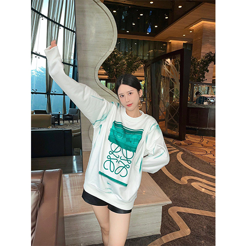 ロエベ 偽物 メンズ レディース スウェットTシャツ