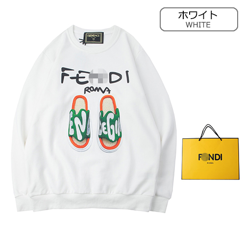 フェンディ 偽物 メンズ レディース スウェットTシャツ