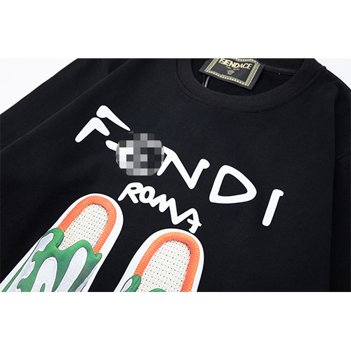 フェンディ 偽物 メンズ レディース スウェットTシャツ