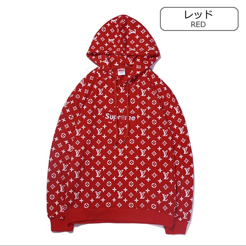 シュプリーム偽物パーカー ロゴ フード Tシャツ