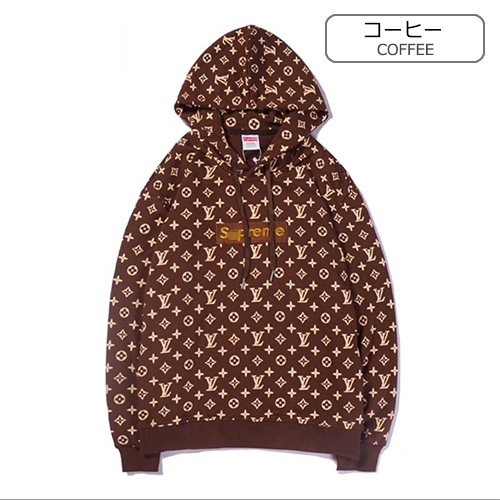 シュプリーム偽物パーカー ロゴ フード Tシャツ
