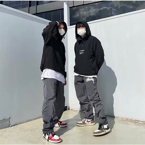 ナイキ × ステューシーコピー コラボ スウェットパンツ