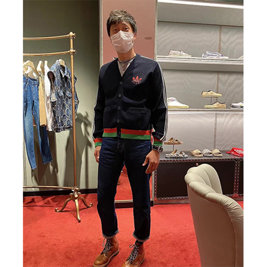 グッチ スーパーコピー× アディダス コラボ ニットカーディガン 男女兼用 高品質