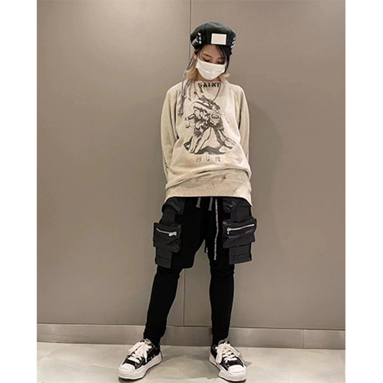 セント マイケル偽物 × EVA コラボ スウェットTシャツ 高品質