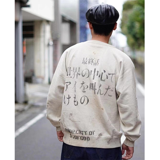 セント マイケル偽物 × EVA コラボ スウェットTシャツ 高品質