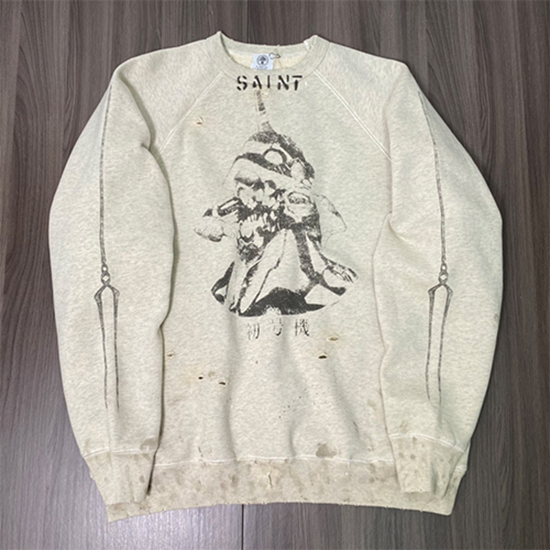 セント マイケル偽物 × EVA コラボ スウェットTシャツ 高品質