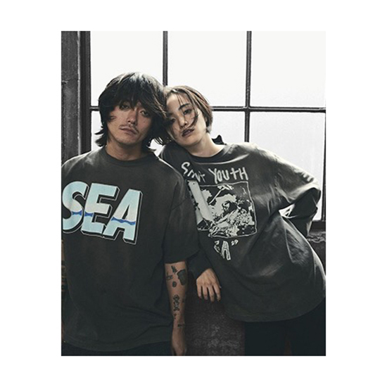 セント マイケル 偽物× WIND AND SEALS コラボ スウェットTシャツ 高品質