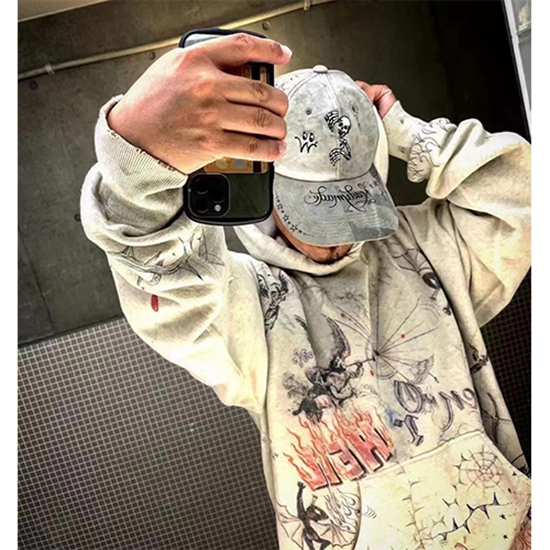 セント マイケル偽物 × DR.WOO コラボ 人気のパーカー高品質