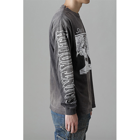 セント マイケル偽物 × DENIM TEARS LS コラボ 長袖 Tシャツ高品質