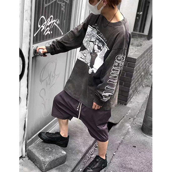 セント マイケル偽物 × DENIM TEARS LS コラボ 長袖 Tシャツ高品質