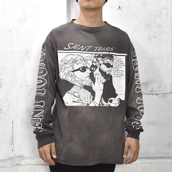 セント マイケル偽物 × DENIM TEARS LS コラボ 長袖 Tシャツ高品質