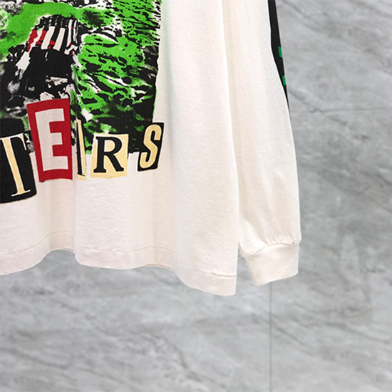 セント マイケル偽物 × TEARS コラボ メンズ レディース長袖 Tシャツ高品質