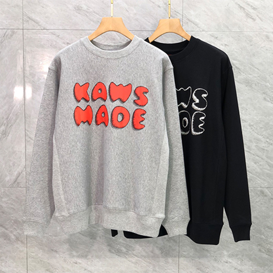 ヒューマンメイド偽物 × KAWS コラボ 長袖 スウェットTシャツ 高品質