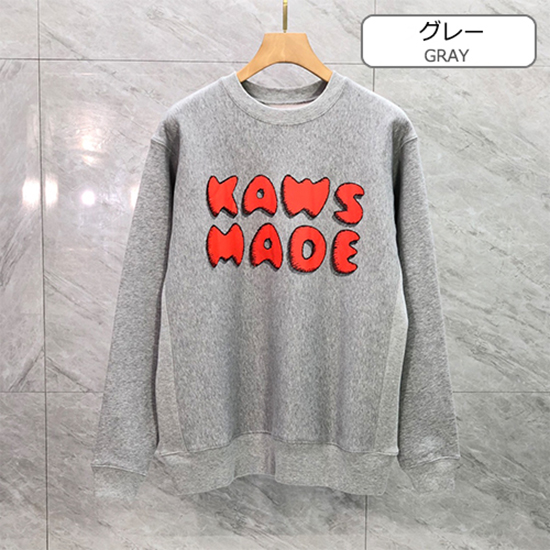 ヒューマンメイド偽物 × KAWS コラボ 長袖 スウェットTシャツ 高品質