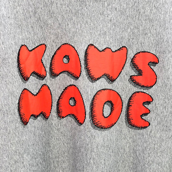 ヒューマンメイド偽物 × KAWS コラボ 長袖 スウェットTシャツ 高品質