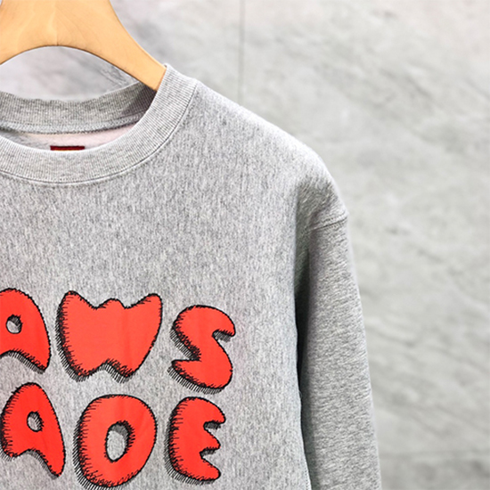 ヒューマンメイド偽物 × KAWS コラボ 長袖 スウェットTシャツ 高品質