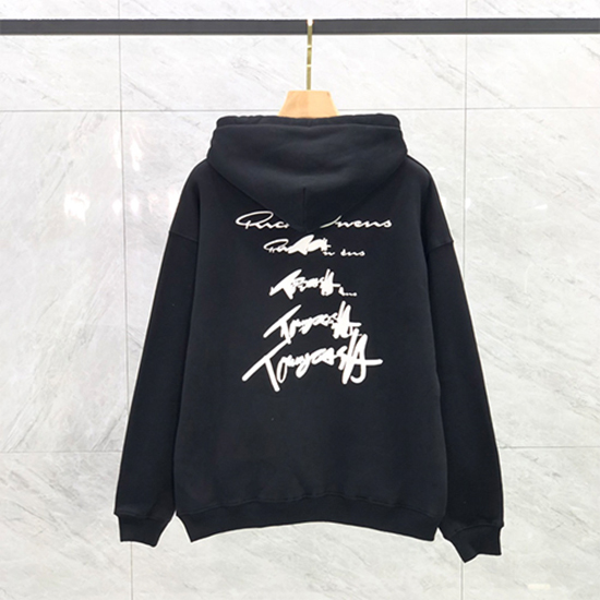 リックオウエンス偽物 × TOMMY CASH コラボ フード 人気のパーカー高品質