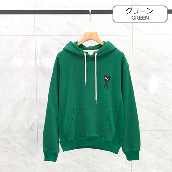 アミ × プーマ 偽物コラボ フード 人気のパーカー高品質