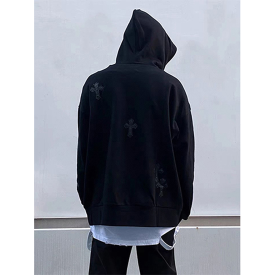 クロムハーツ偽物 メンズレディース パーカー フード Tシャツ