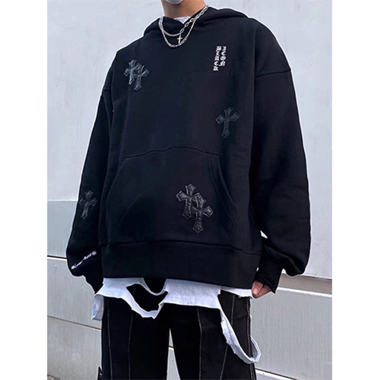 クロムハーツ偽物 メンズレディース パーカー フード Tシャツ