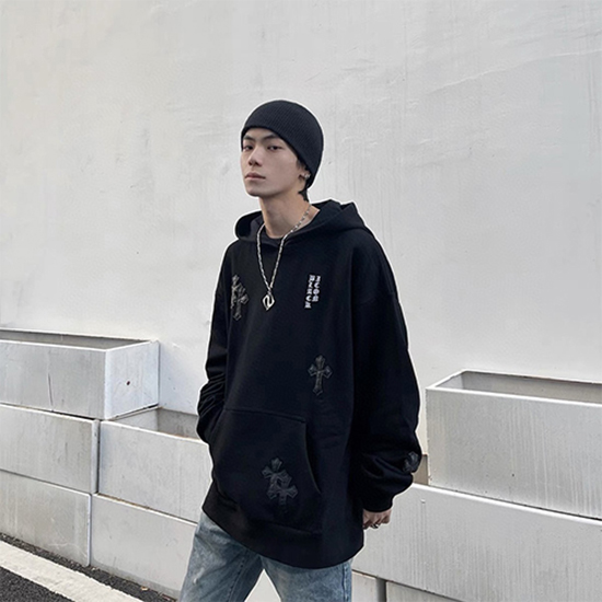 クロムハーツ偽物 メンズレディース パーカー フード Tシャツ