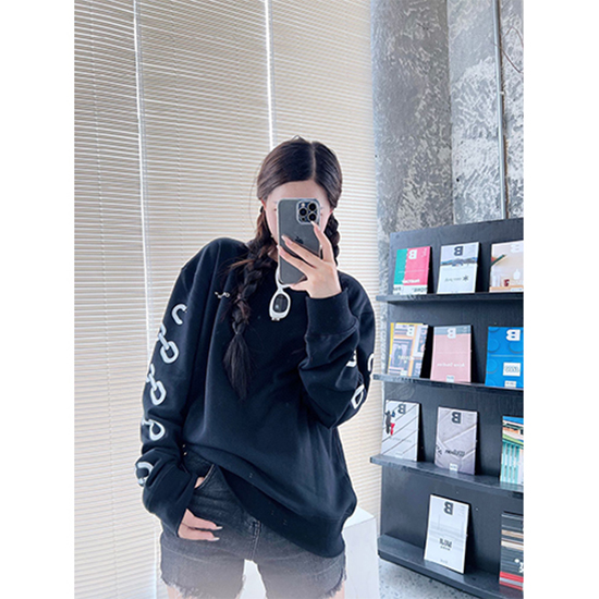 オフホワイト 偽物長袖 スウェットTシャツ