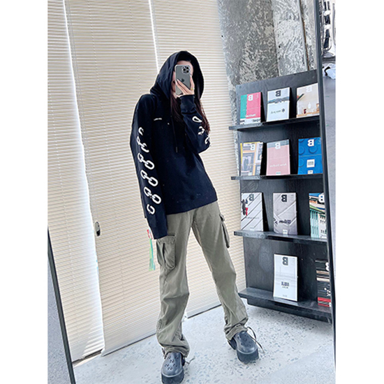 オフホワイト 偽物メンズレディース パーカー フード Tシャツ