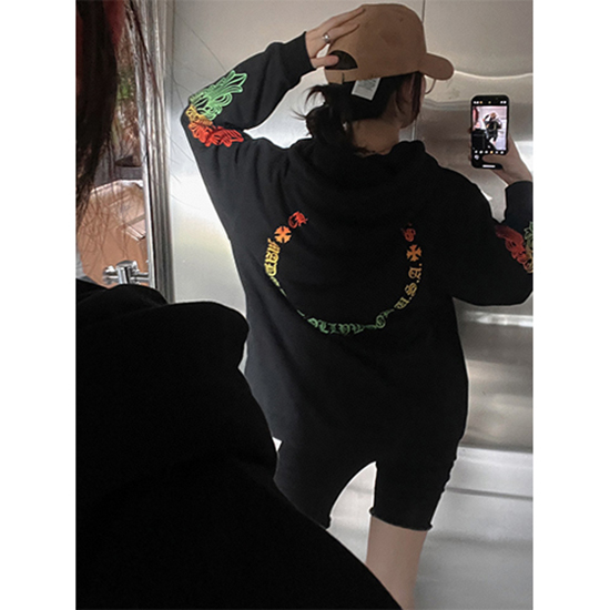 クロムハーツ偽物 メンズレディース パーカー フード Tシャツ