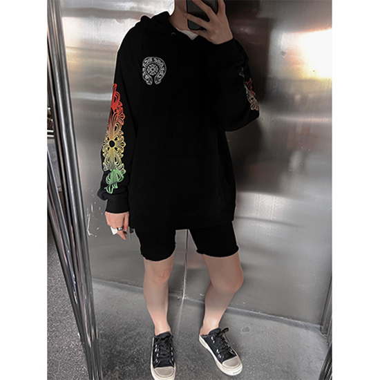 クロムハーツ偽物 メンズレディース パーカー フード Tシャツ