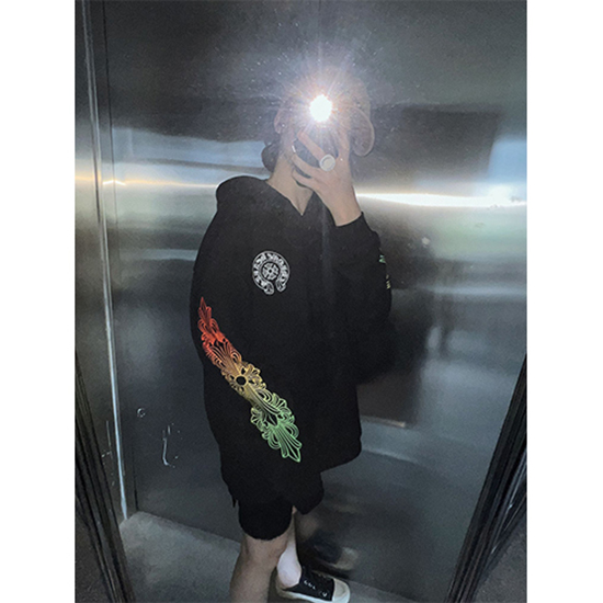 クロムハーツ偽物 メンズレディース パーカー フード Tシャツ