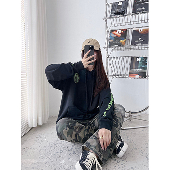 クロムハーツ偽物 メンズレディース パーカー フード Tシャツ