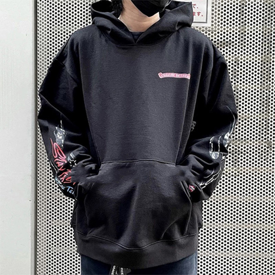 クロムハーツ偽物 メンズレディース パーカー フード Tシャツ