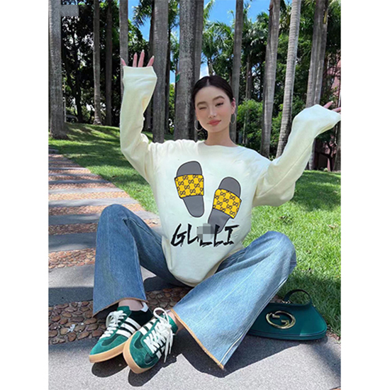 グッチコピー スウェット長袖 Tシャツ